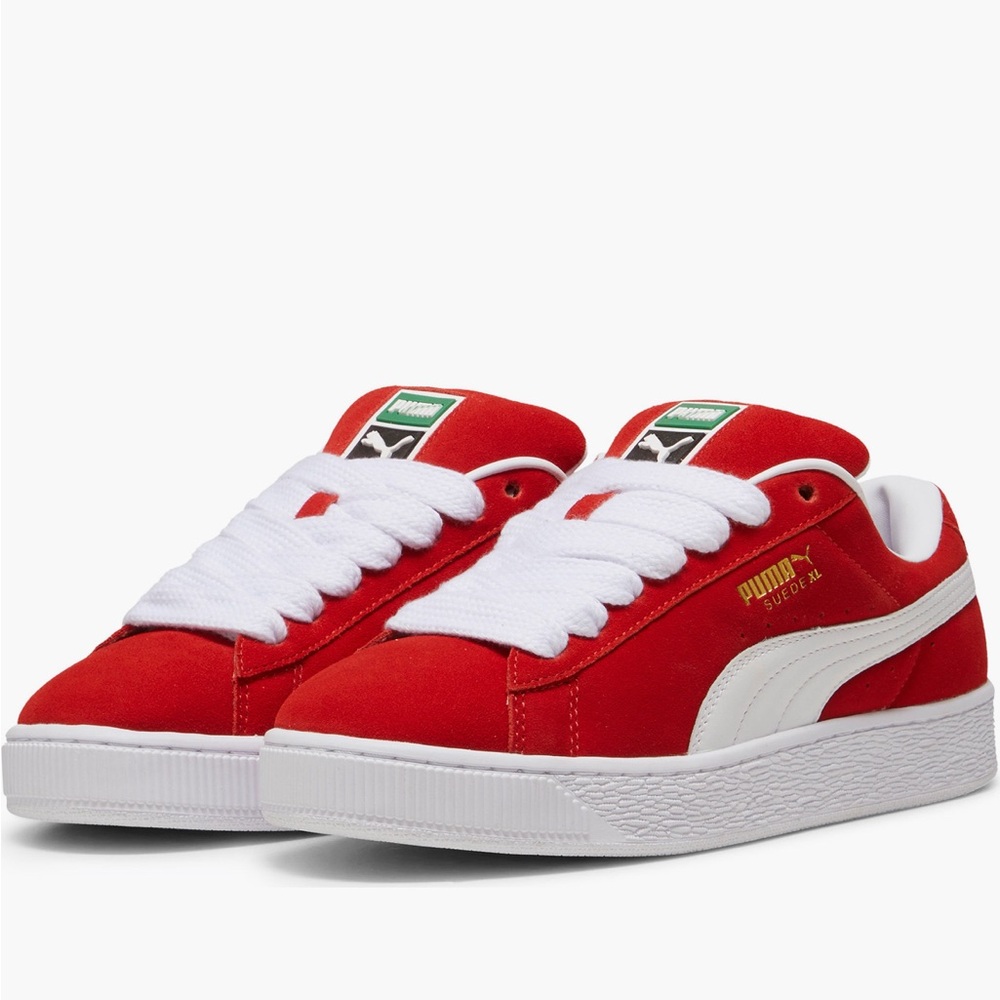 Women’s Puma Red and White XL Classic Sneakers
